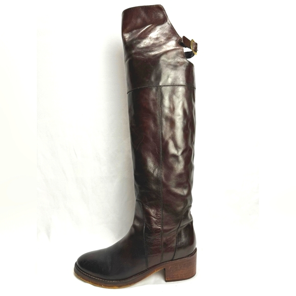 𝅺Hibou - Women’s Over the Knee Leather Boots EUR38 -US7-7.5 - Picture 3 of 6